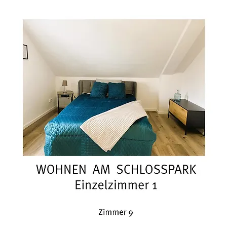 Wohnen Am Schlosspark - - Nahe Messe, Schnelles Wlan, Freie Parkplaetze, Fruehstueck Verfuegbar דירה